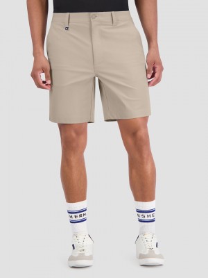 Ben Sherman 4Way Stretch Tech Kurze Hose Khaki | 95763RUHM