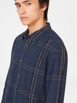 Ben Sherman B by Ben Sherman Indigo Check Hemd Indigo | 85640FNVX