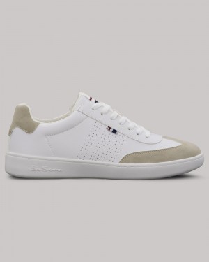 Ben Sherman Glasgow Sneakers Weiß | 27834LXEH