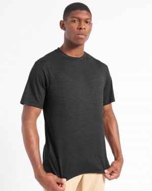 Ben Sherman Performance Stretch Marl T-Shirt Schwarz | 12984OHDS