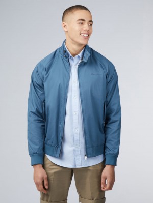 Ben Sherman Signature Harrington Jacken Türkis | 37291CLVR