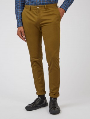 Ben Sherman Signature Skinny Stretch Chino Hose Braun | 42651RQZG