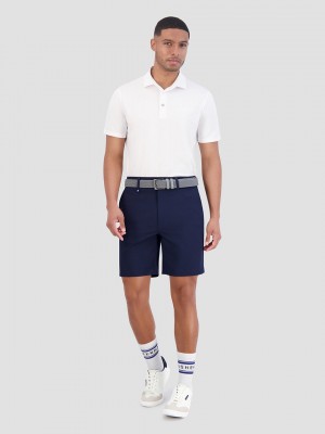 Ben Sherman Solid Air Pique Sports Fit Polo Shirts Weiß | 23501AJZO