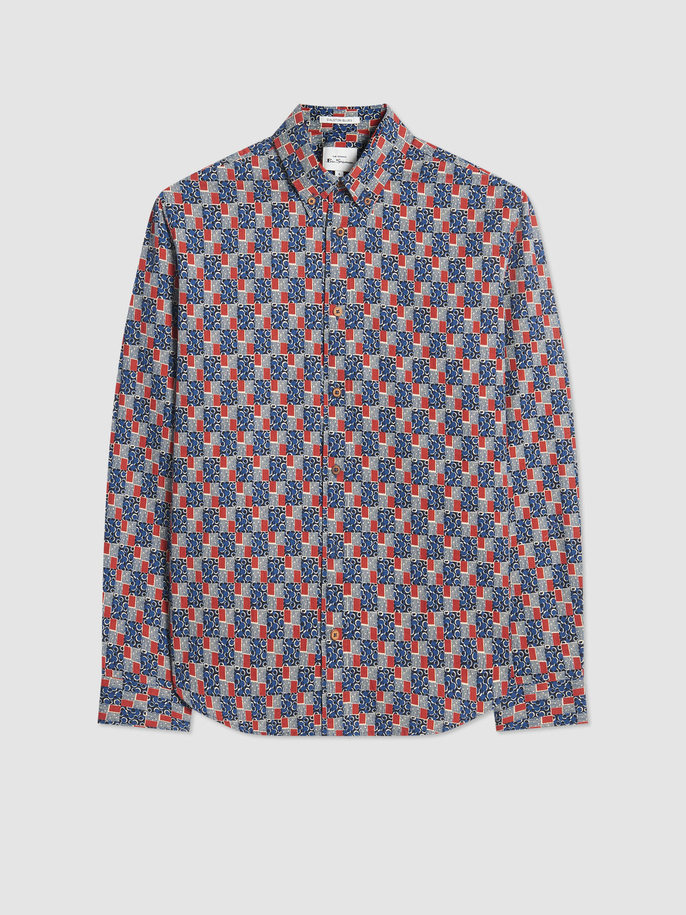 Ben Sherman 1950s Checkerboard Hemd Indigo | 86475WEYR