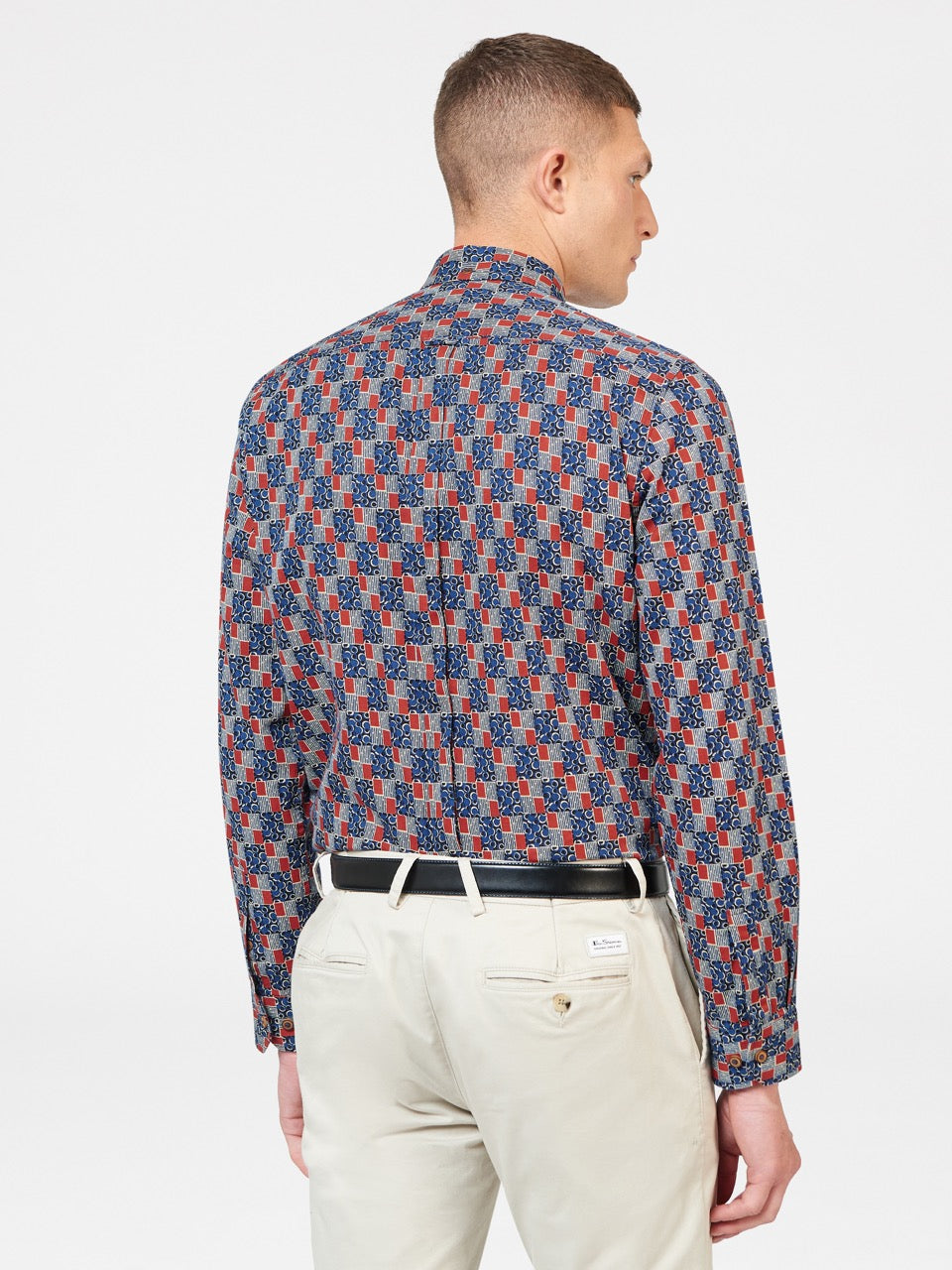 Ben Sherman 1950s Checkerboard Hemd Indigo | 86475WEYR