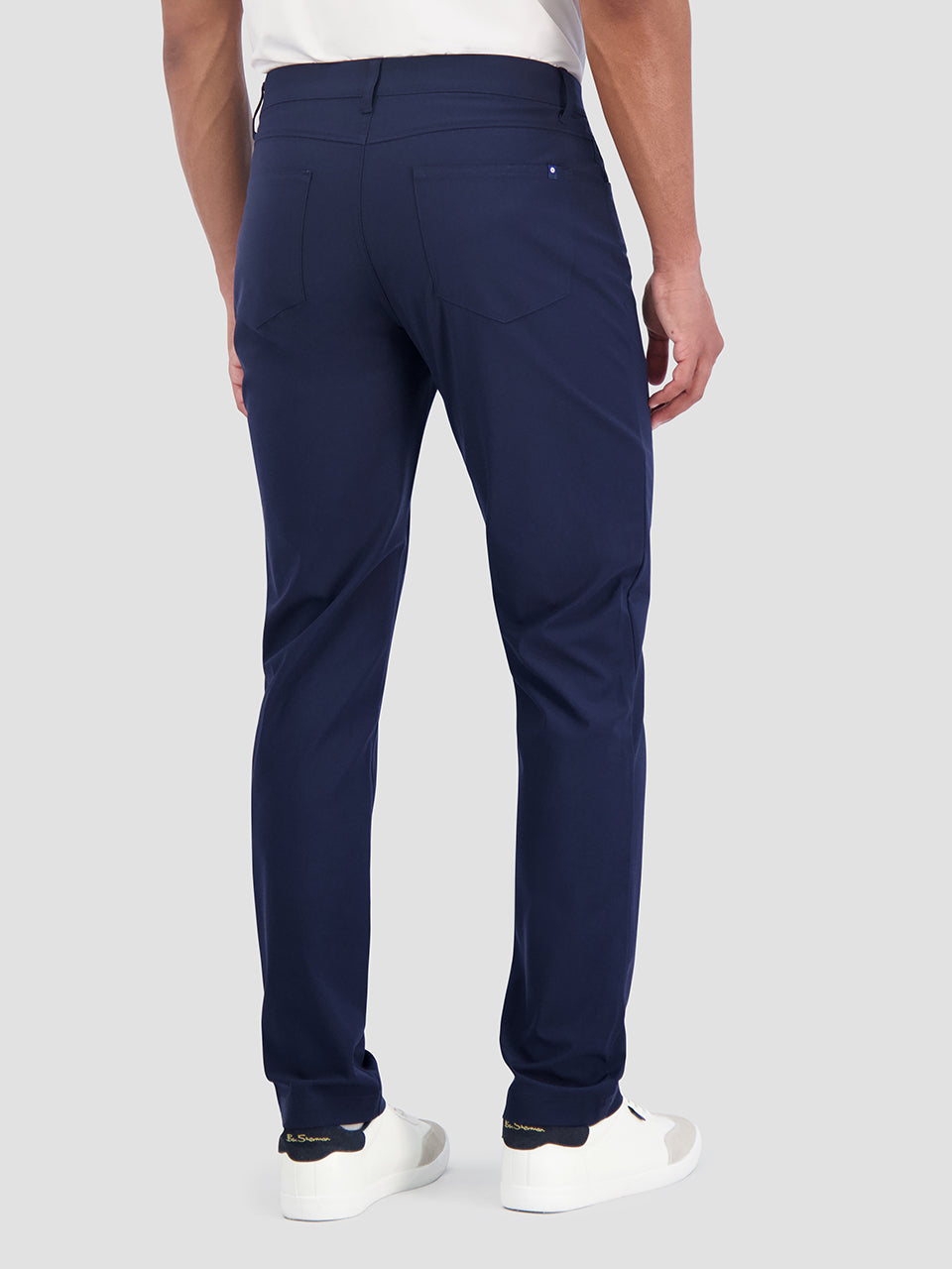 Ben Sherman 4Way Stretch Tech Regular Hose Navy | 17036DMOQ