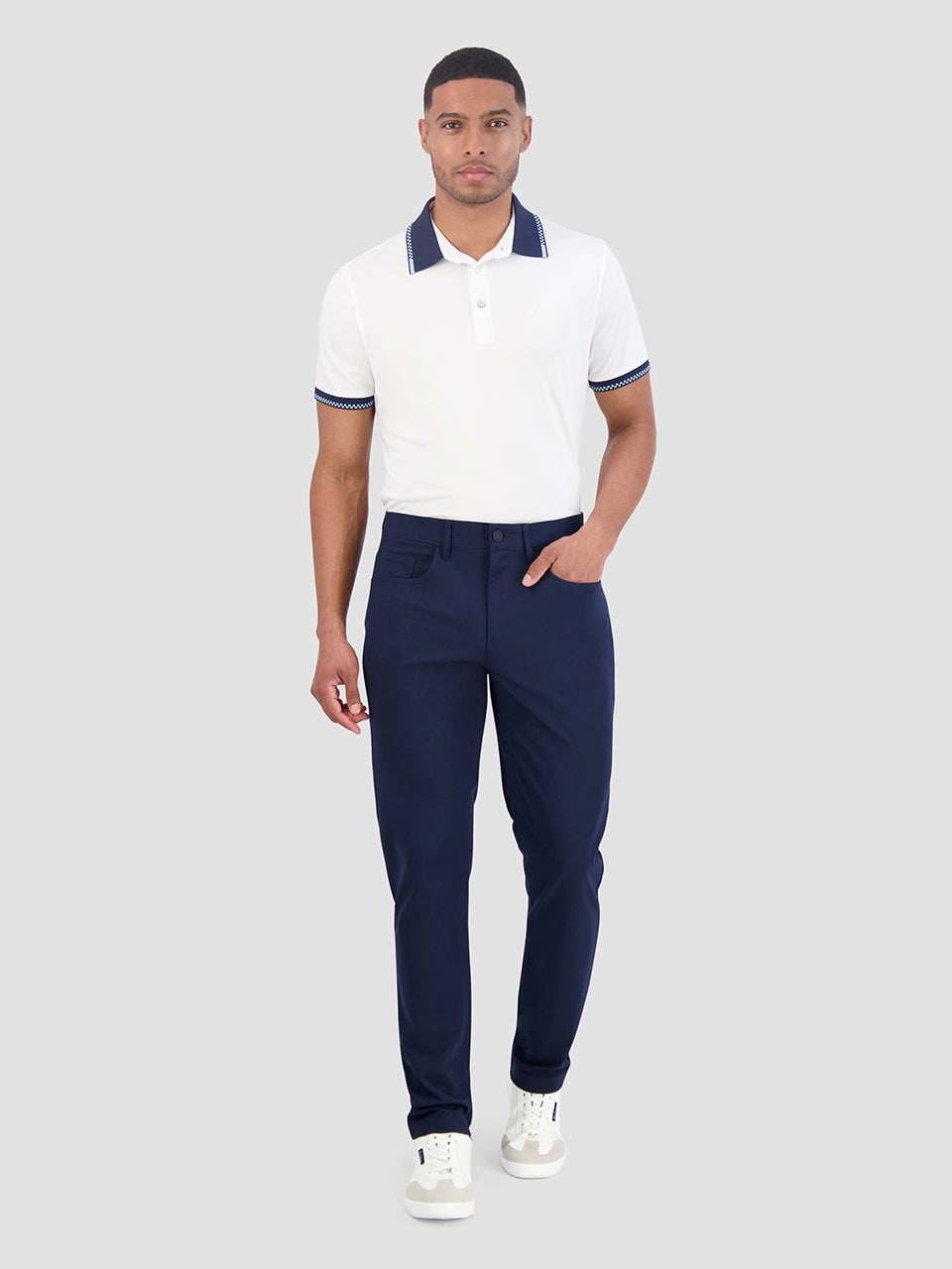 Ben Sherman 4Way Stretch Tech Regular Hose Navy | 17036DMOQ