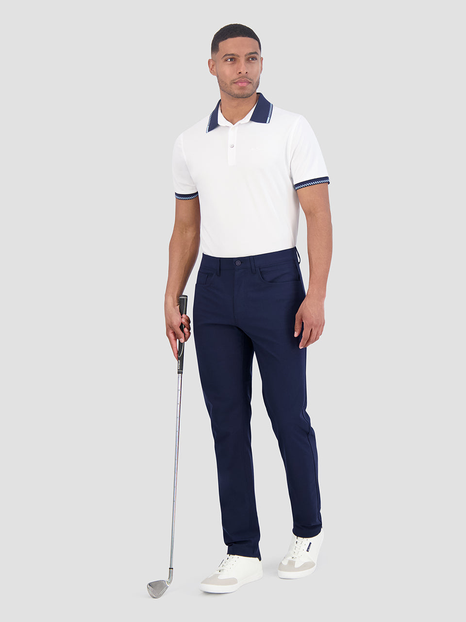 Ben Sherman 4Way Stretch Tech Regular Hose Navy | 17036DMOQ