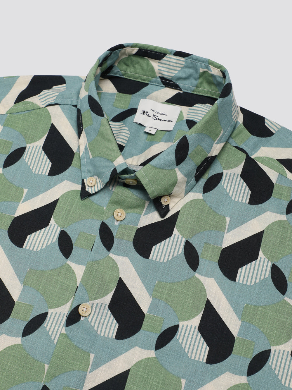 Ben Sherman Art Deco Hemd Grün | 21430NLBH