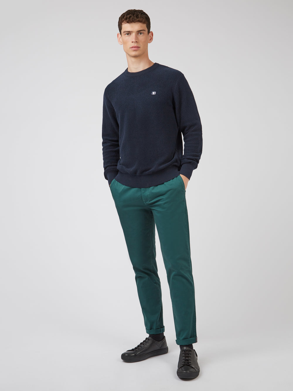 Ben Sherman B by Ben Sherman Crewneck Strickwaren Navy | 18960WONU