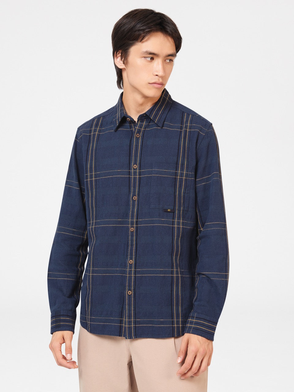 Ben Sherman B by Ben Sherman Indigo Check Hemd Indigo | 08257RQDT