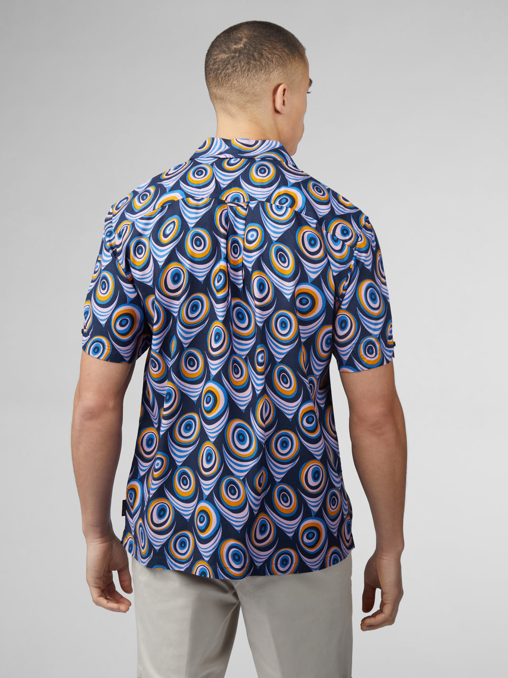 Ben Sherman B by Ben Sherman Psychedelic Print Hemd Lila | 41983XYKU