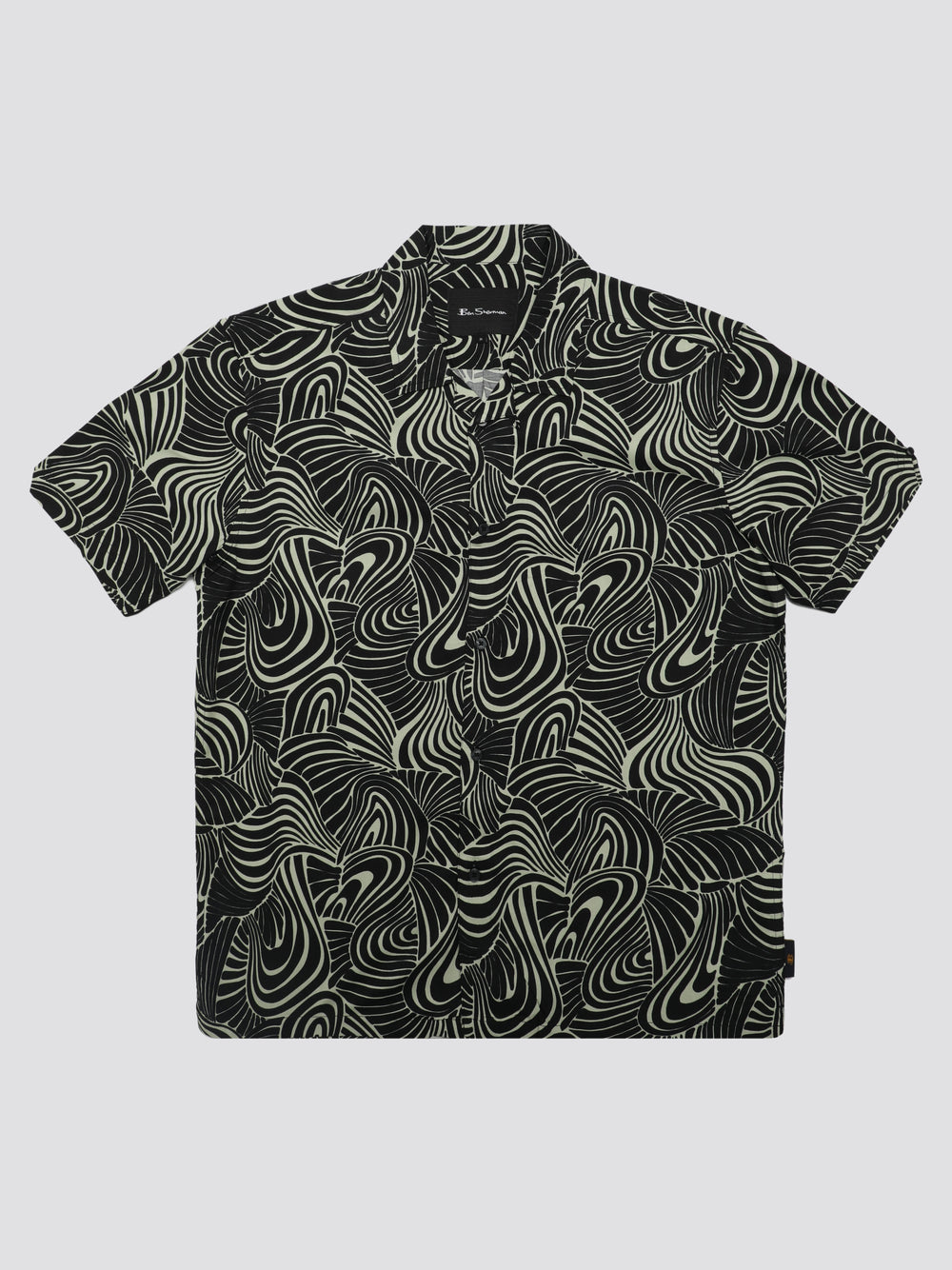 Ben Sherman B by Ben Sherman Psychedelic Swirl Print Hemd Mintfarben | 35074ZICO