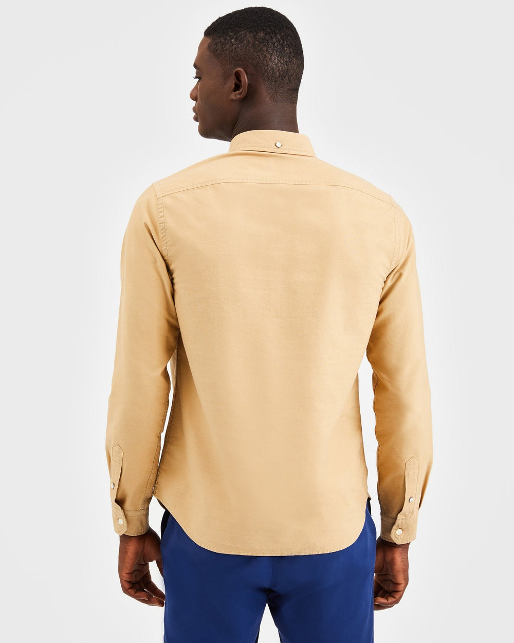 Ben Sherman Beatnik Oxford Garment Dye Hemd Khaki | 90731MYLZ