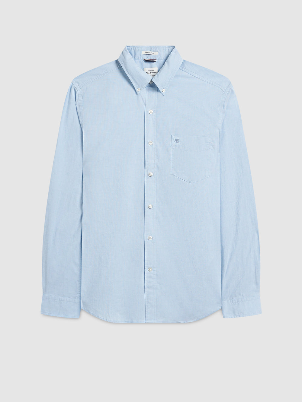 Ben Sherman Beatnik Wash Long-Sleeve Hemd Blau | 31968KOXW