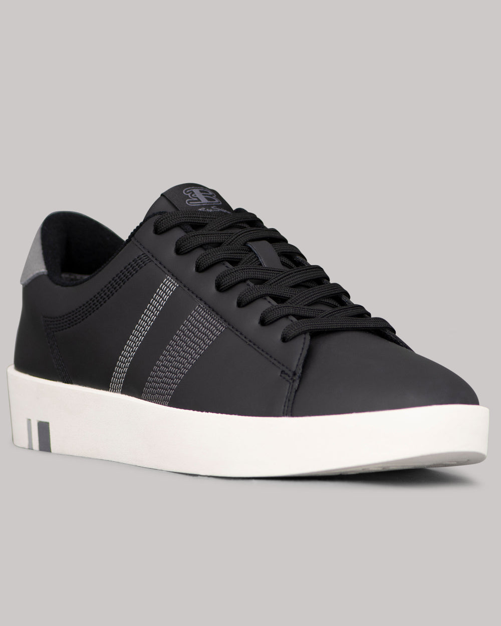 Ben Sherman Boxwell Sneakers Schwarz Weiß Grau | 68294IDFG