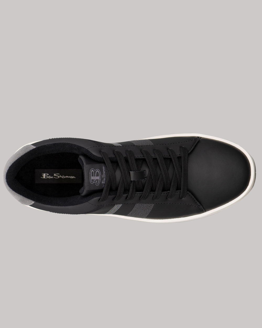 Ben Sherman Boxwell Sneakers Schwarz Weiß Grau | 68294IDFG