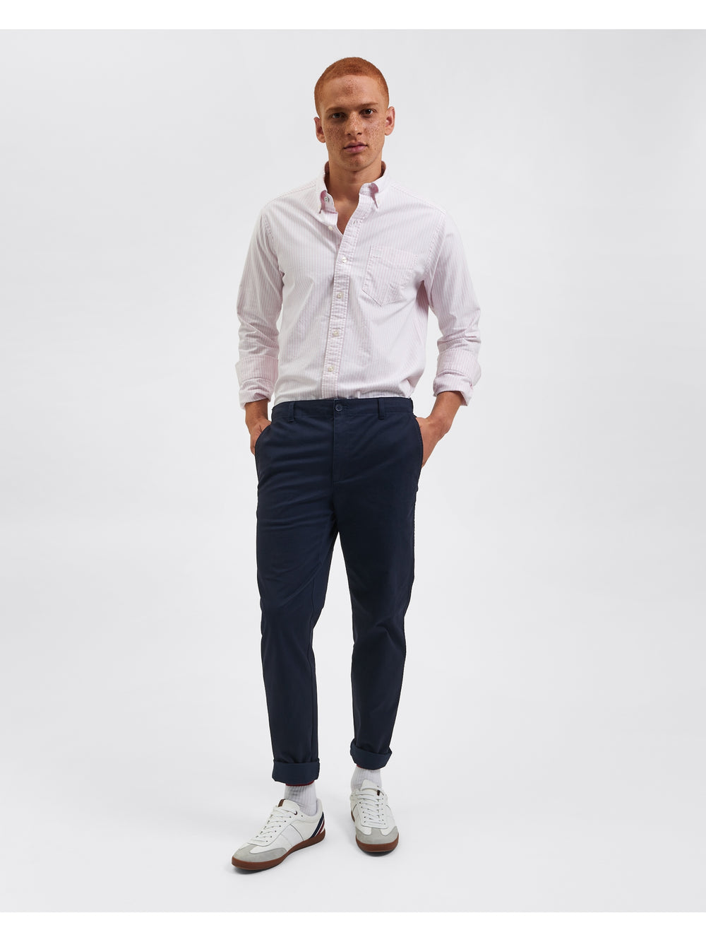 Ben Sherman Brighton Oxford Hemd Rosa | 01859JLOG