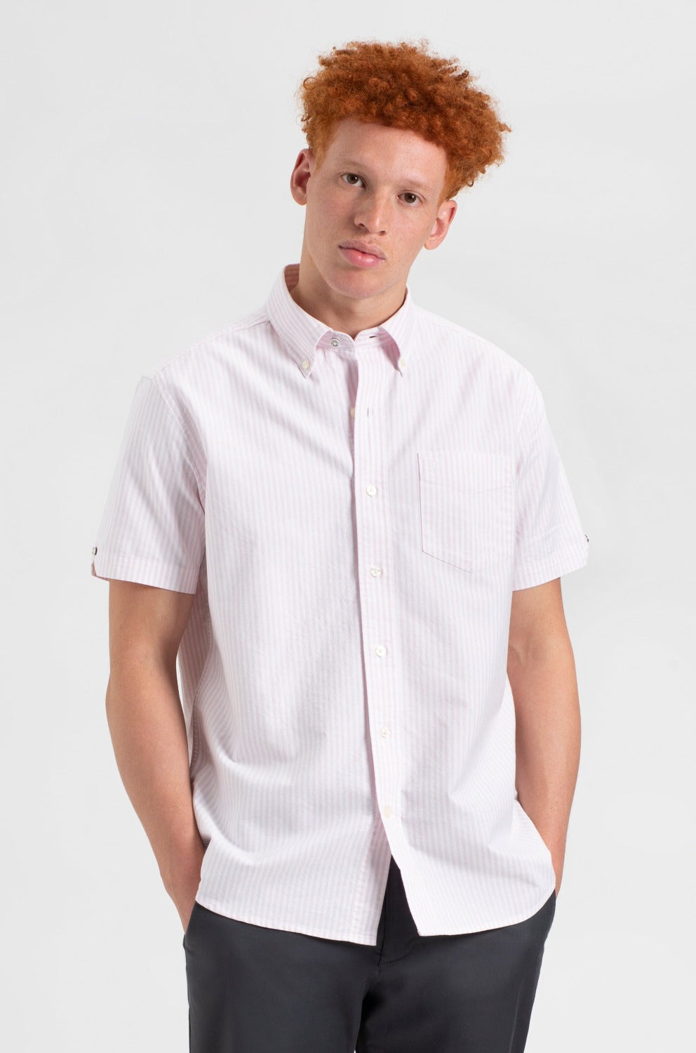 Ben Sherman Brighton Oxford Hemd Rosa | 23041TCFN