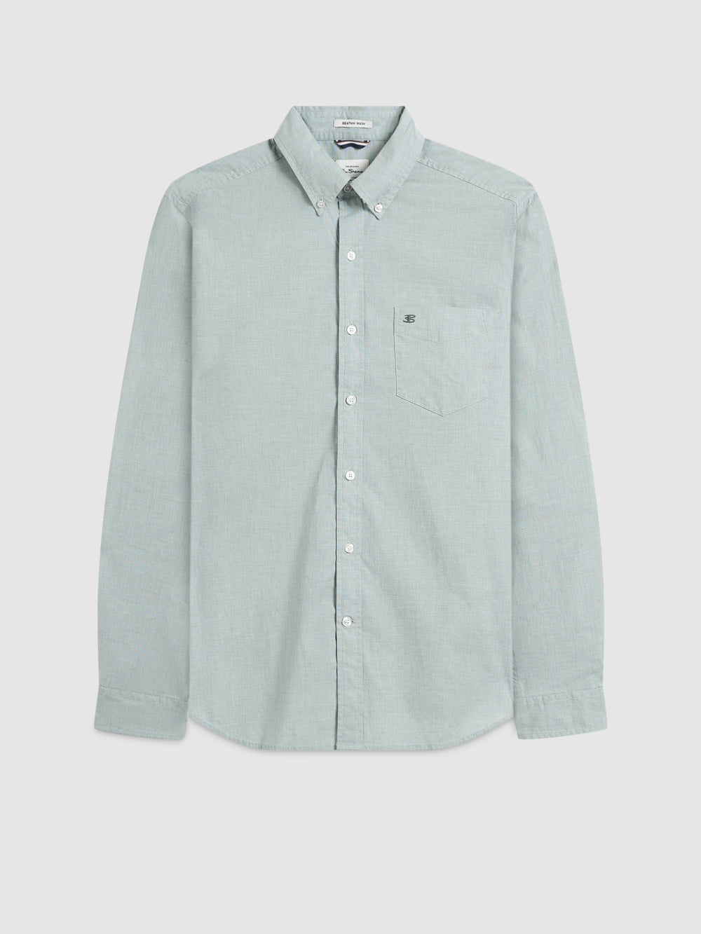 Ben Sherman Brighton Oxford Organic Green Hemd Grün | 68253CUNM