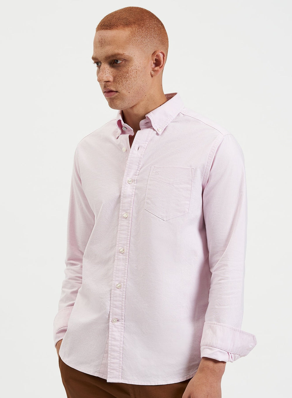 Ben Sherman Brighton Oxford Organic Hemd Rosa | 86254HDZT