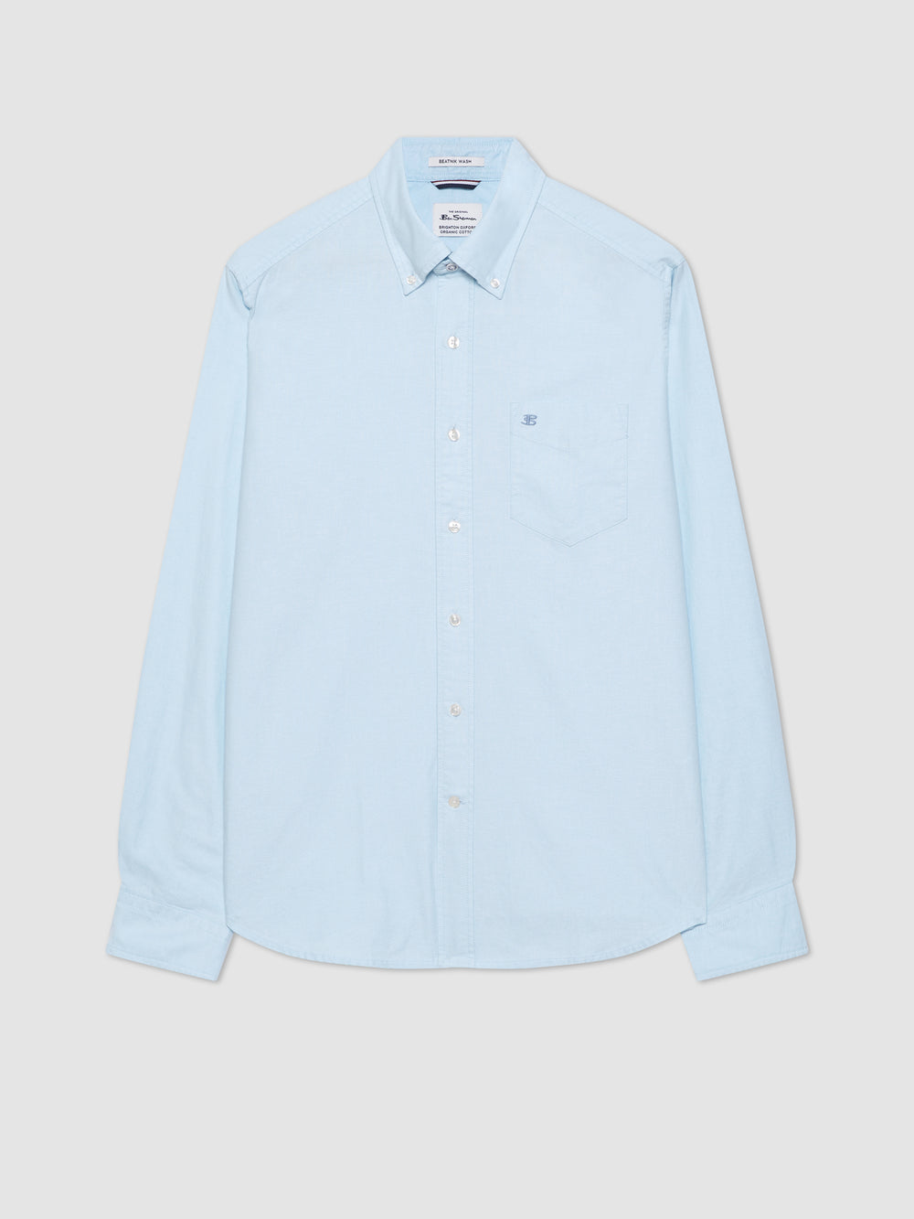 Ben Sherman Brighton Oxford Organic Hemd Blau | 07196ANEB