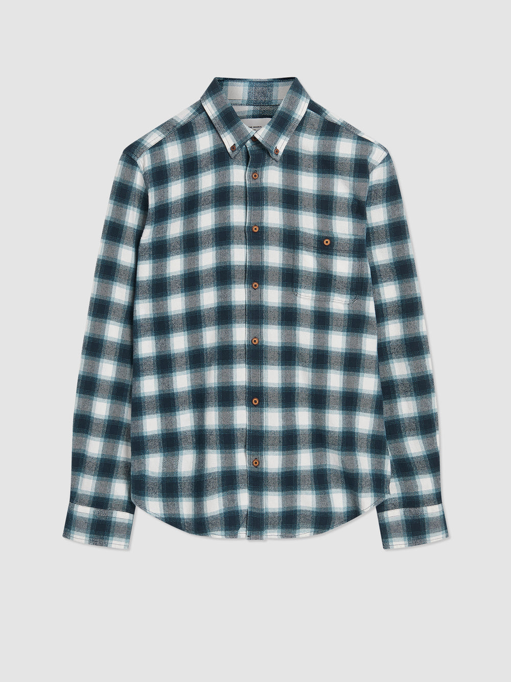 Ben Sherman Brushed Ombre Check Flannel Hemd Grün | 69504CDKY