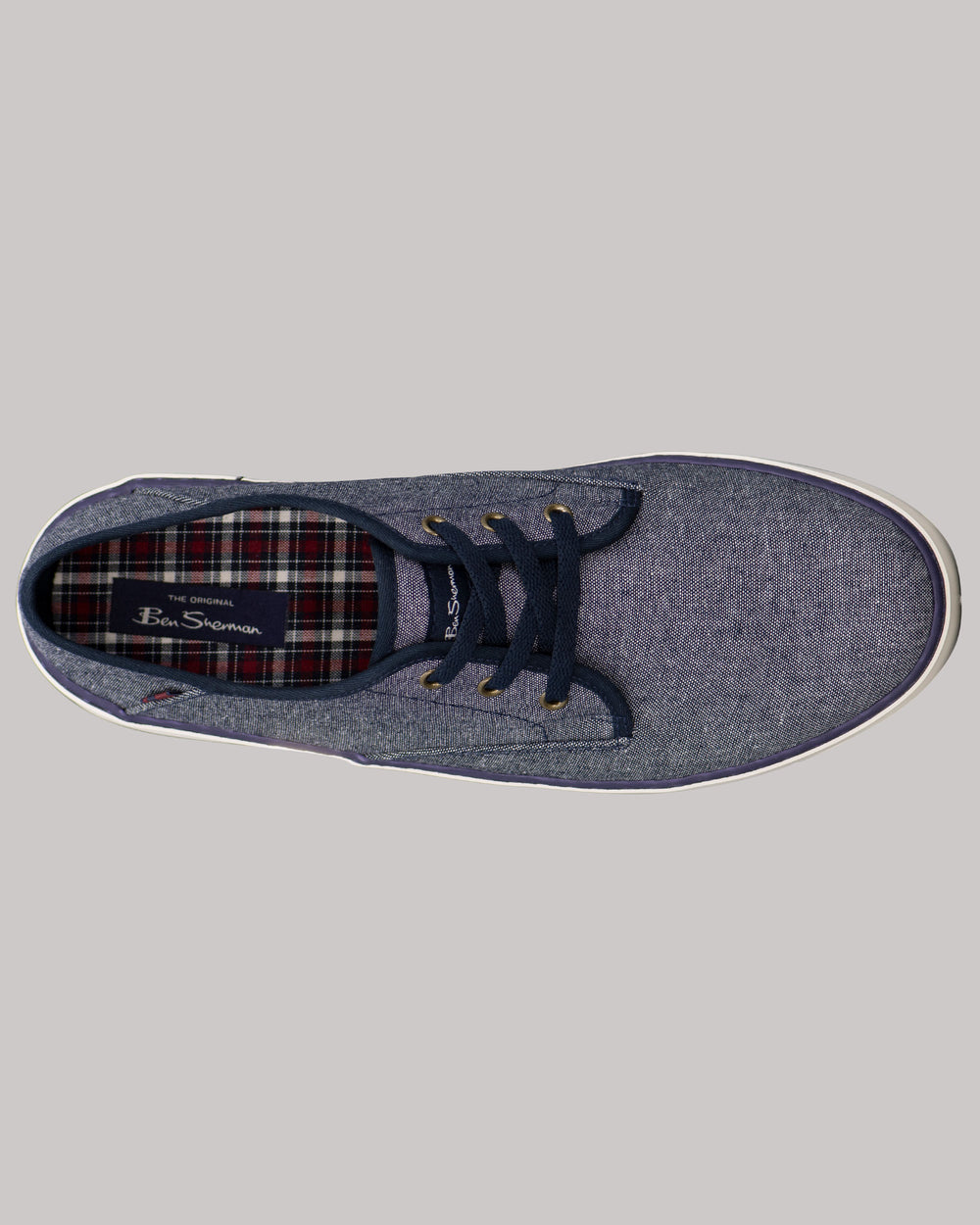 Ben Sherman Camden Sneakers Navy Weiß | 47592ZQJL