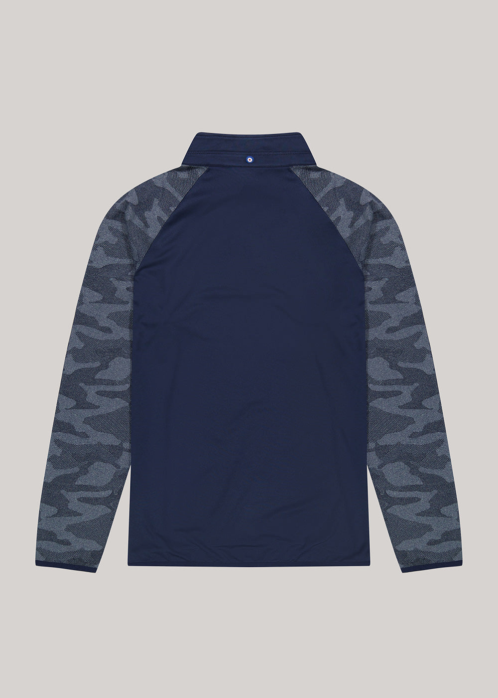 Ben Sherman Camo Jacq. Sleeve Quarter Zip Jacken Navy | 39584PQCG