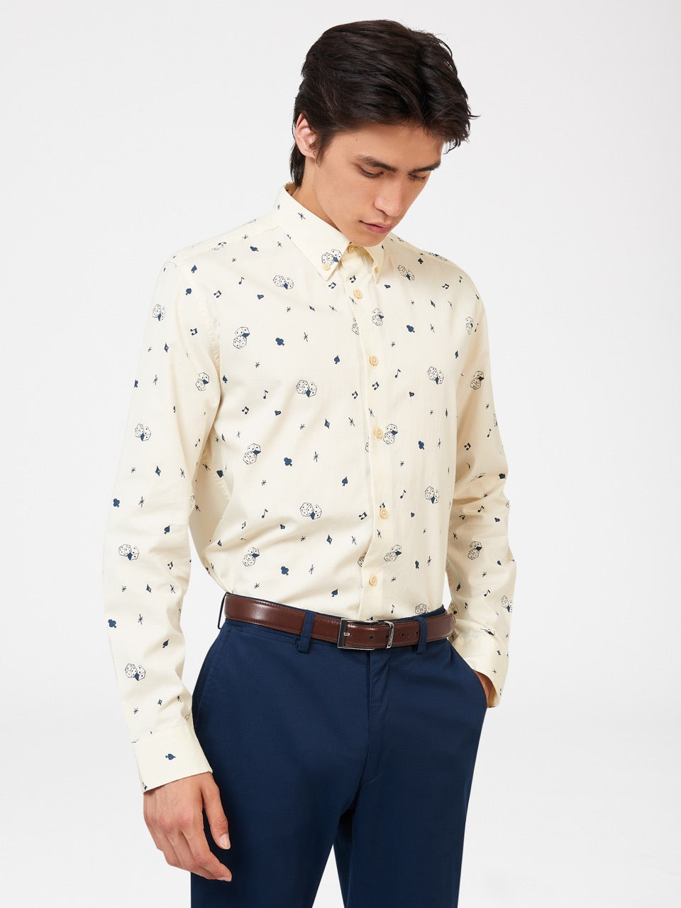 Ben Sherman Conversational Icon Hemd Weiß | 17032UYMV