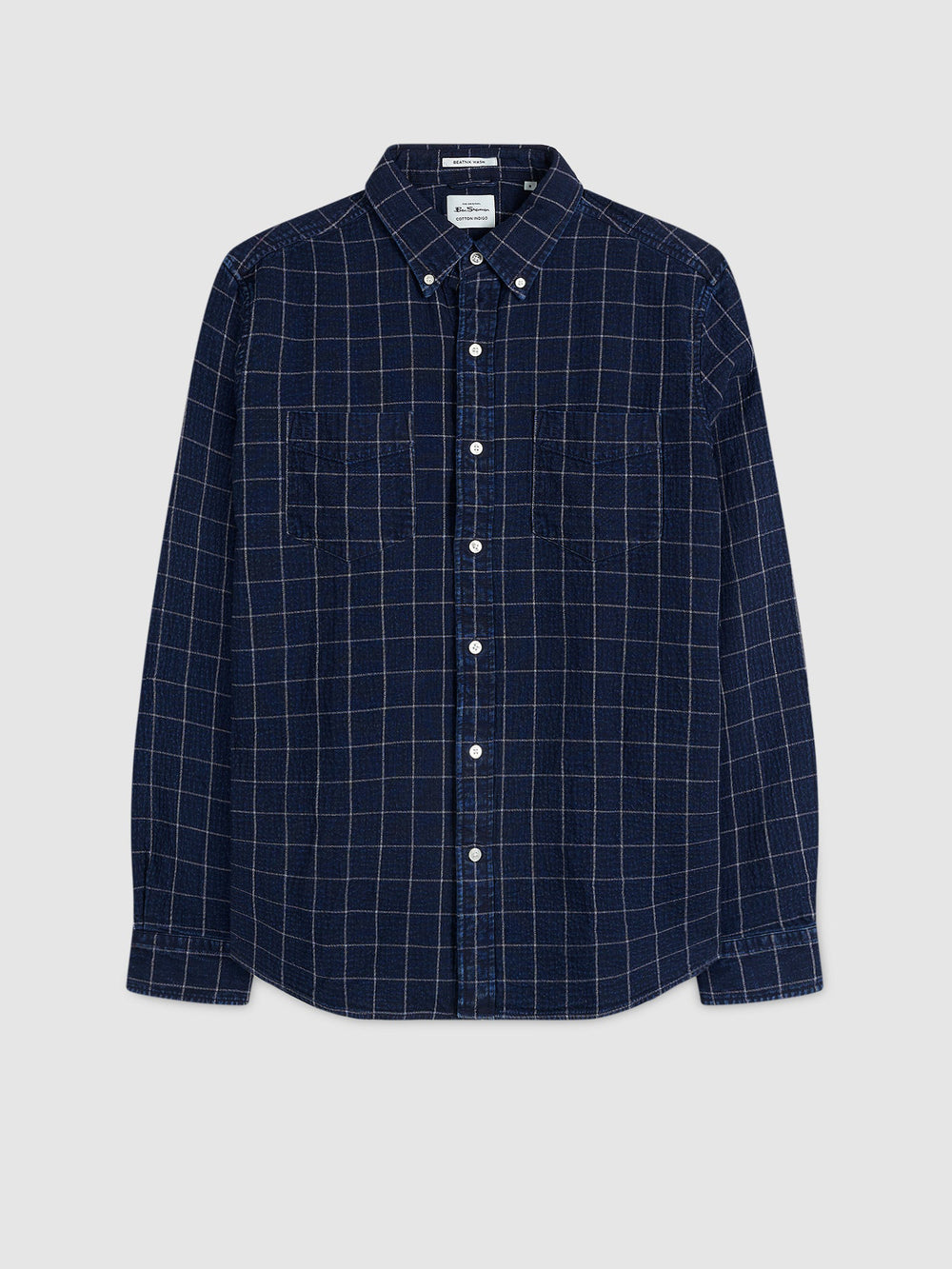 Ben Sherman Dalston Blues Beatnik Hemd Indigo | 61849UHWR