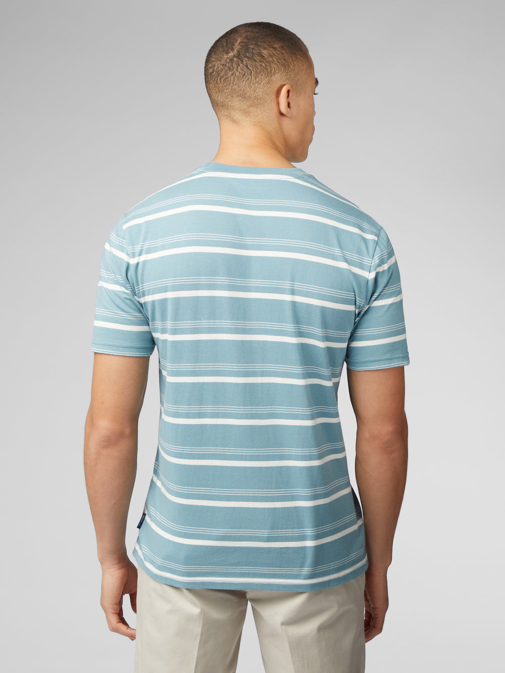 Ben Sherman Fine Stripe T-Shirt Blau | 23195AOSC