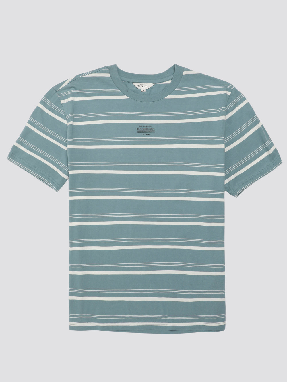 Ben Sherman Fine Stripe T-Shirt Blau | 23195AOSC