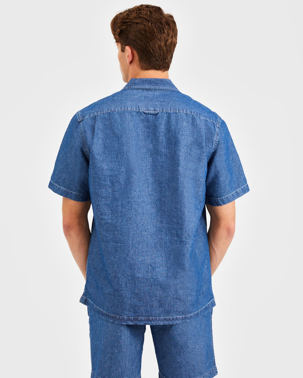 Ben Sherman Hastings Garment Dye Chambray Hemd Indigo | 23156GMNQ