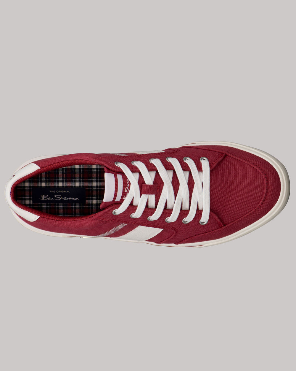 Ben Sherman Hawthorn Sneakers Rot Weiß | 72804ETHI