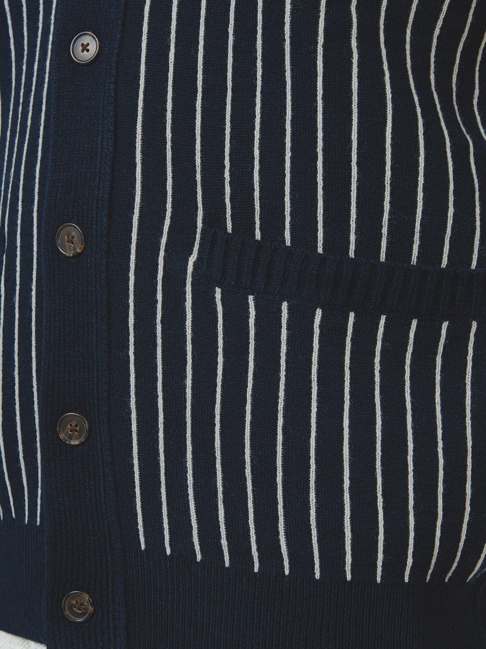 Ben Sherman Jacquard Stripe Cardigan Strickwaren Navy | 94250QXKD