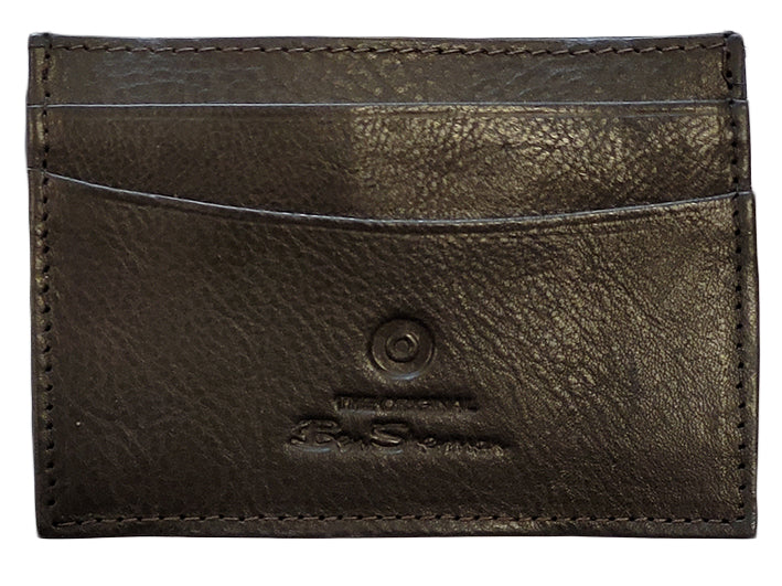 Ben Sherman Koki Leather Card Holder Geldbörse Braun | 14802XZOD