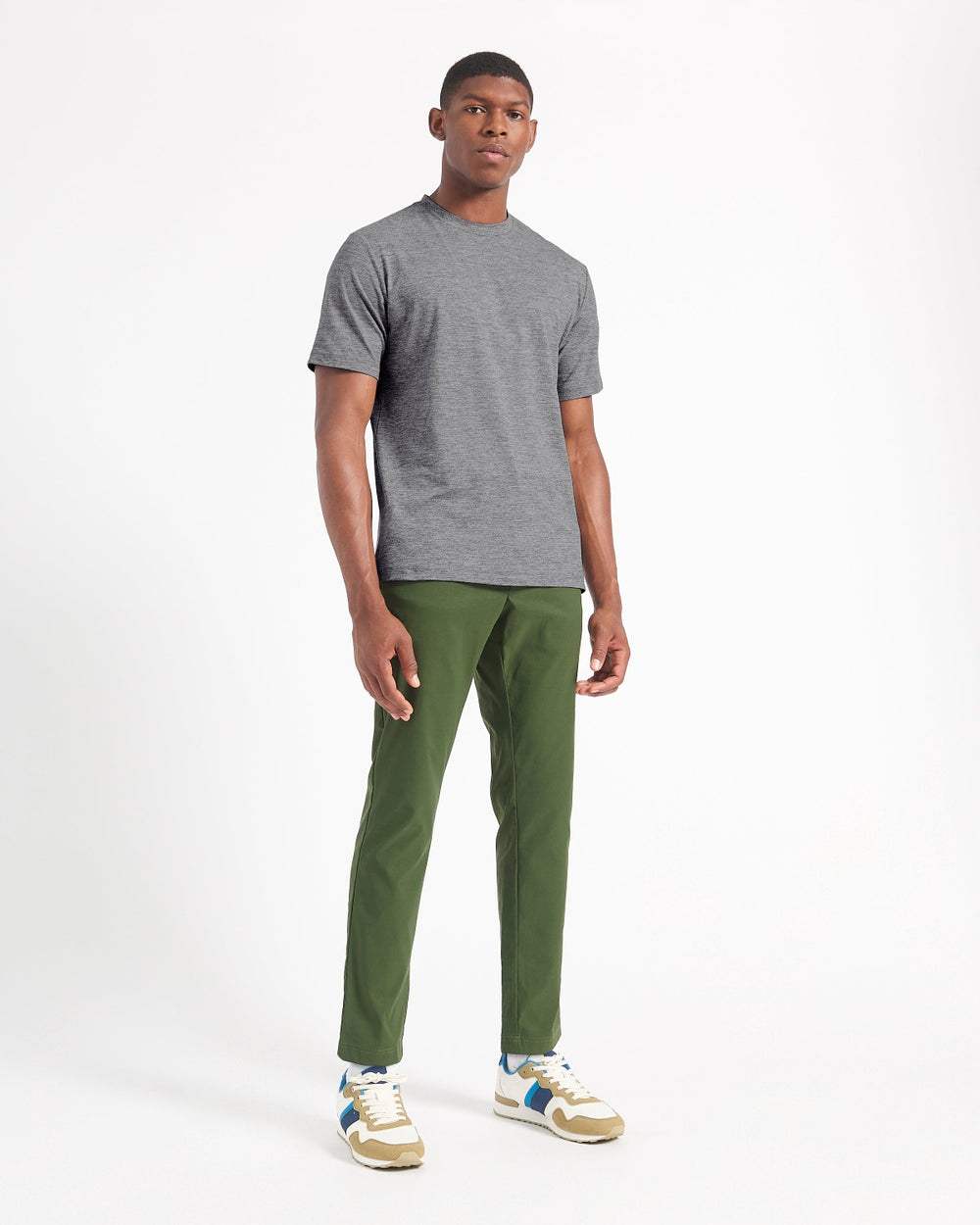 Ben Sherman Performance Stretch Marl T-Shirt Grau | 79160MBVZ