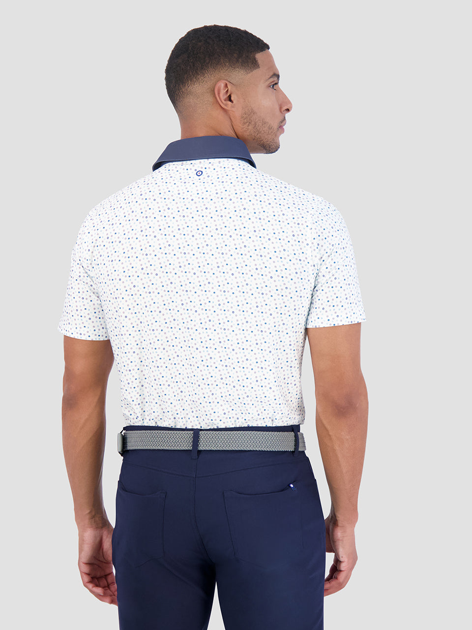 Ben Sherman Polka Dots Tech Jersey Sports Fit Polo Shirts Weiß | 38629SJET