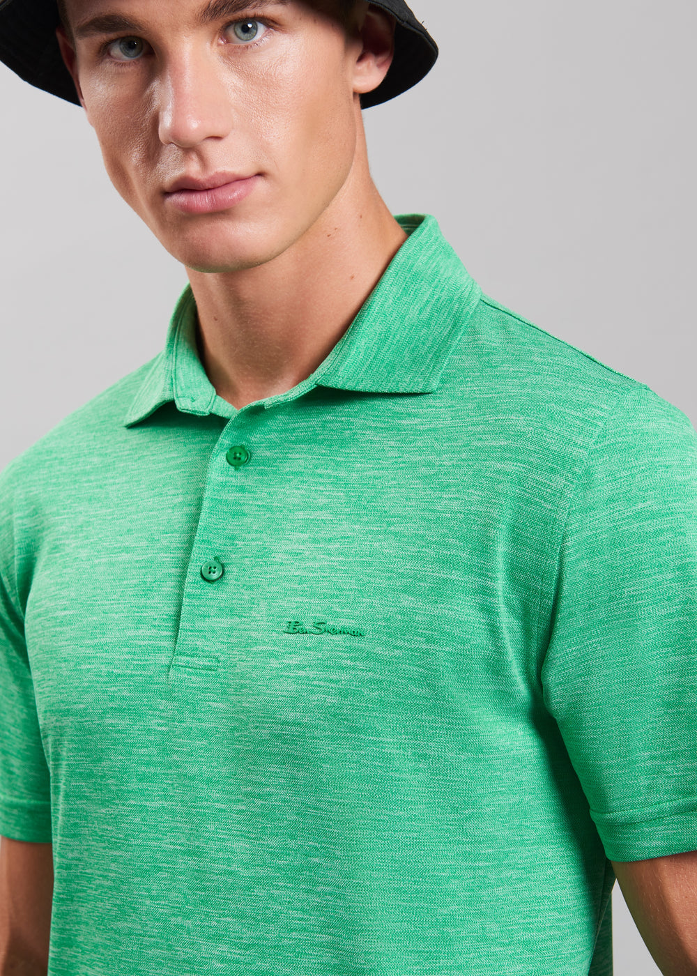 Ben Sherman Short Sleeve Polo Shirts Grün | 46259ZQUC