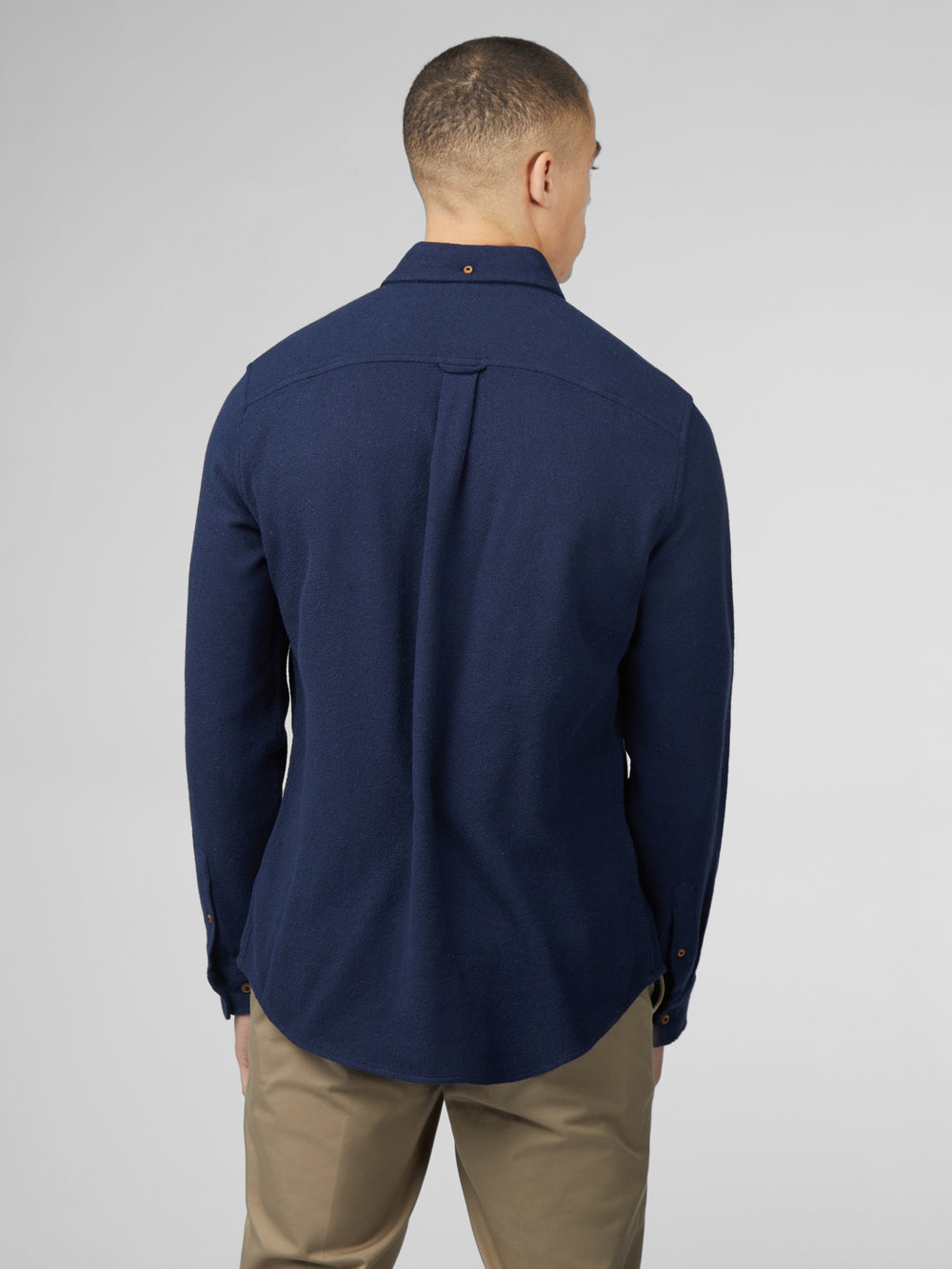 Ben Sherman Signature Boucle Hemd Navy | 84130KCJG