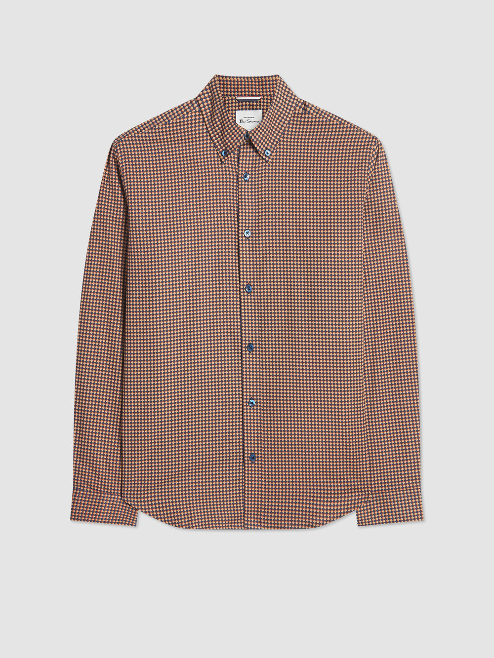 Ben Sherman Signature Chevron Hemd Orange | 25876TEMH