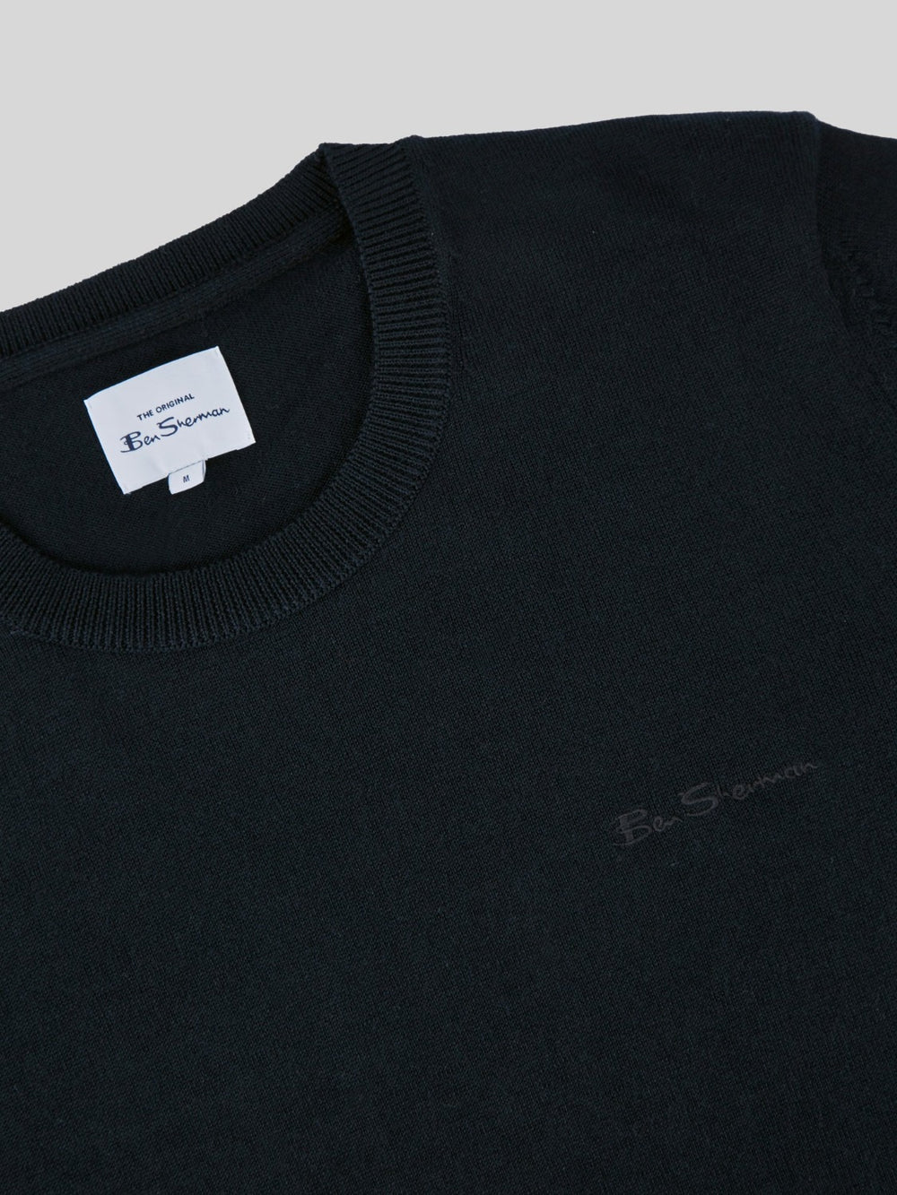 Ben Sherman Signature Crewneck Strickwaren Schwarz | 95721UAVG