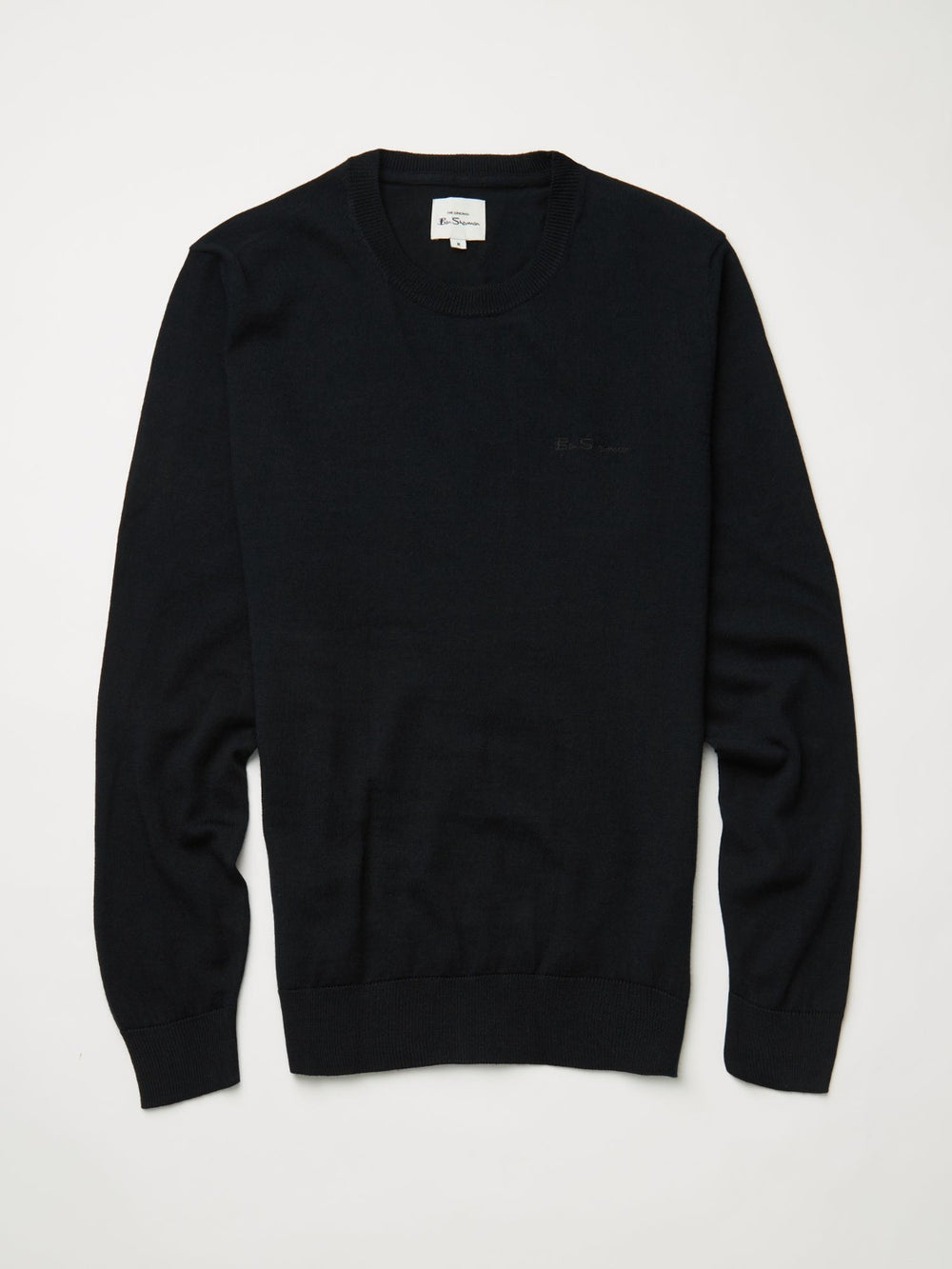 Ben Sherman Signature Crewneck Strickwaren Schwarz | 95721UAVG