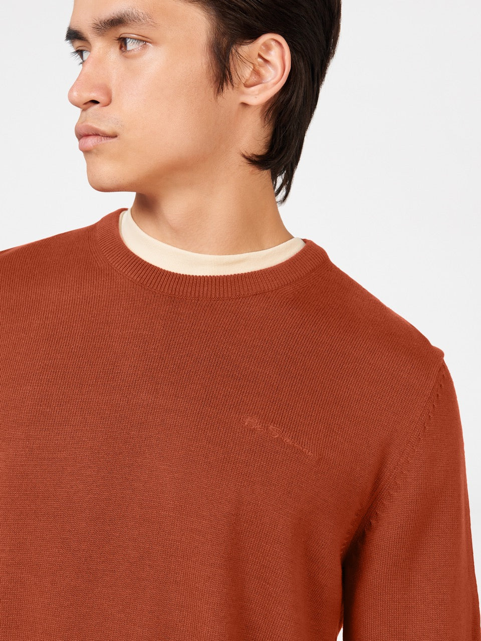 Ben Sherman Signature Crewneck Strickwaren Orange | 15709XRBH