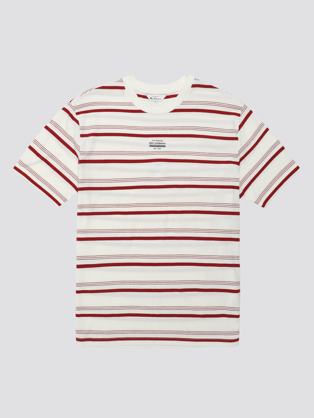 Ben Sherman Signature Fine Stripe T-Shirt Weiß | 96812UCLK