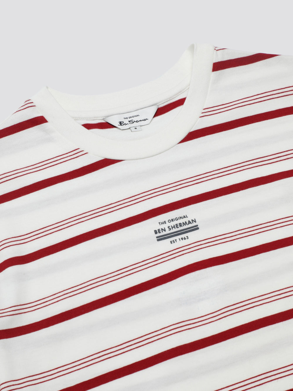 Ben Sherman Signature Fine Stripe T-Shirt Weiß | 96812UCLK