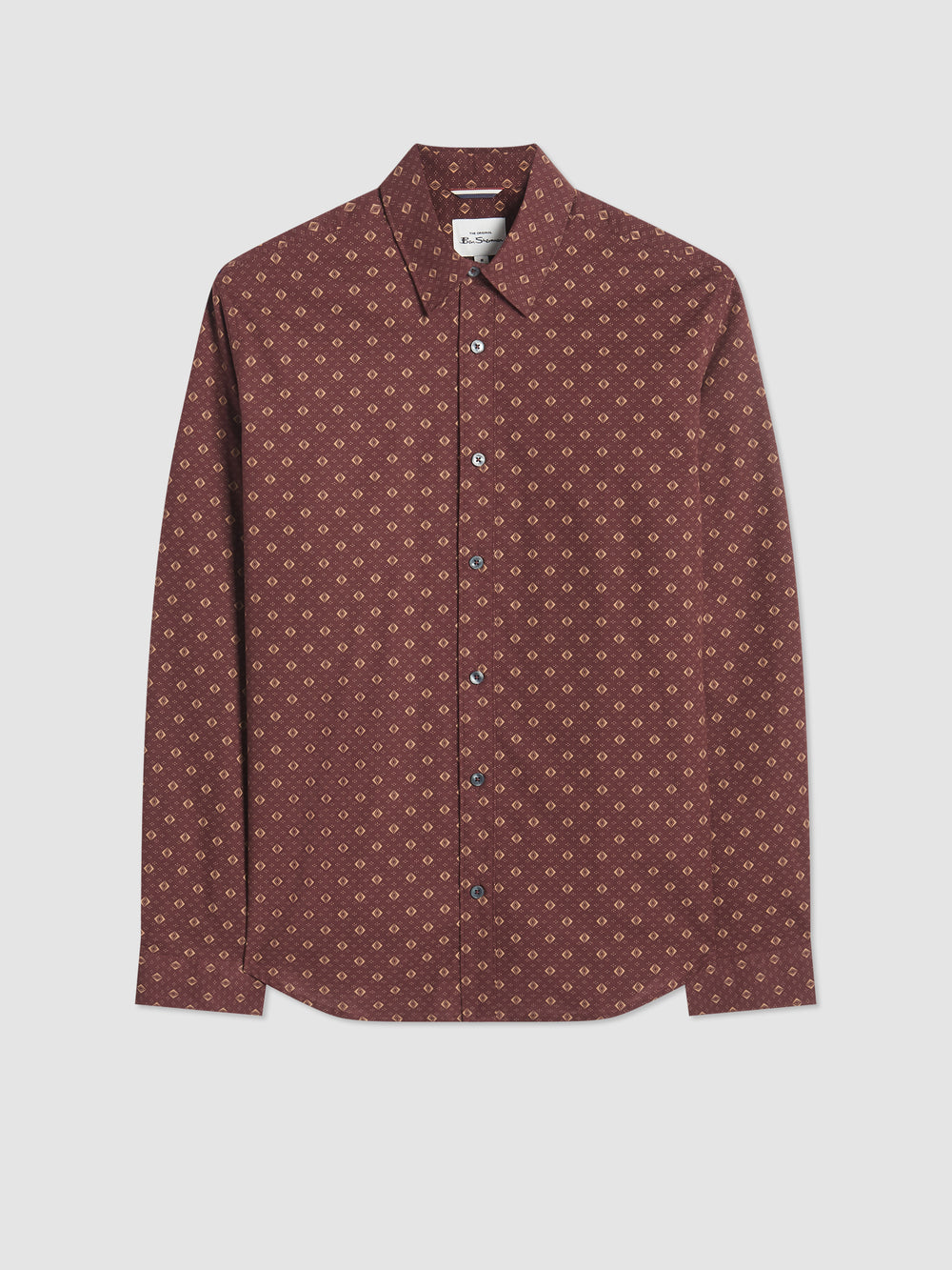 Ben Sherman Signature Geo Hemd Braun | 42510GYOV