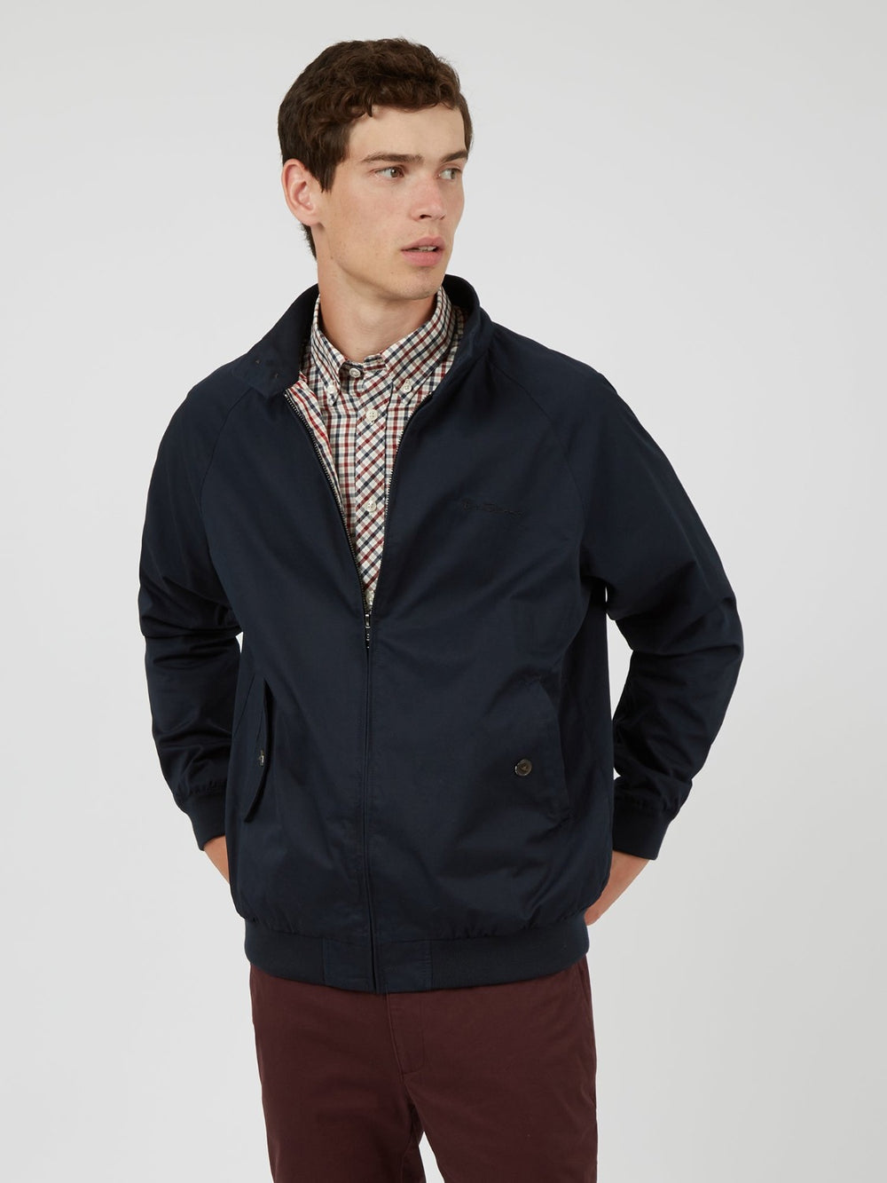 Ben Sherman Signature Harrington Jacken Navy | 89612XDAL