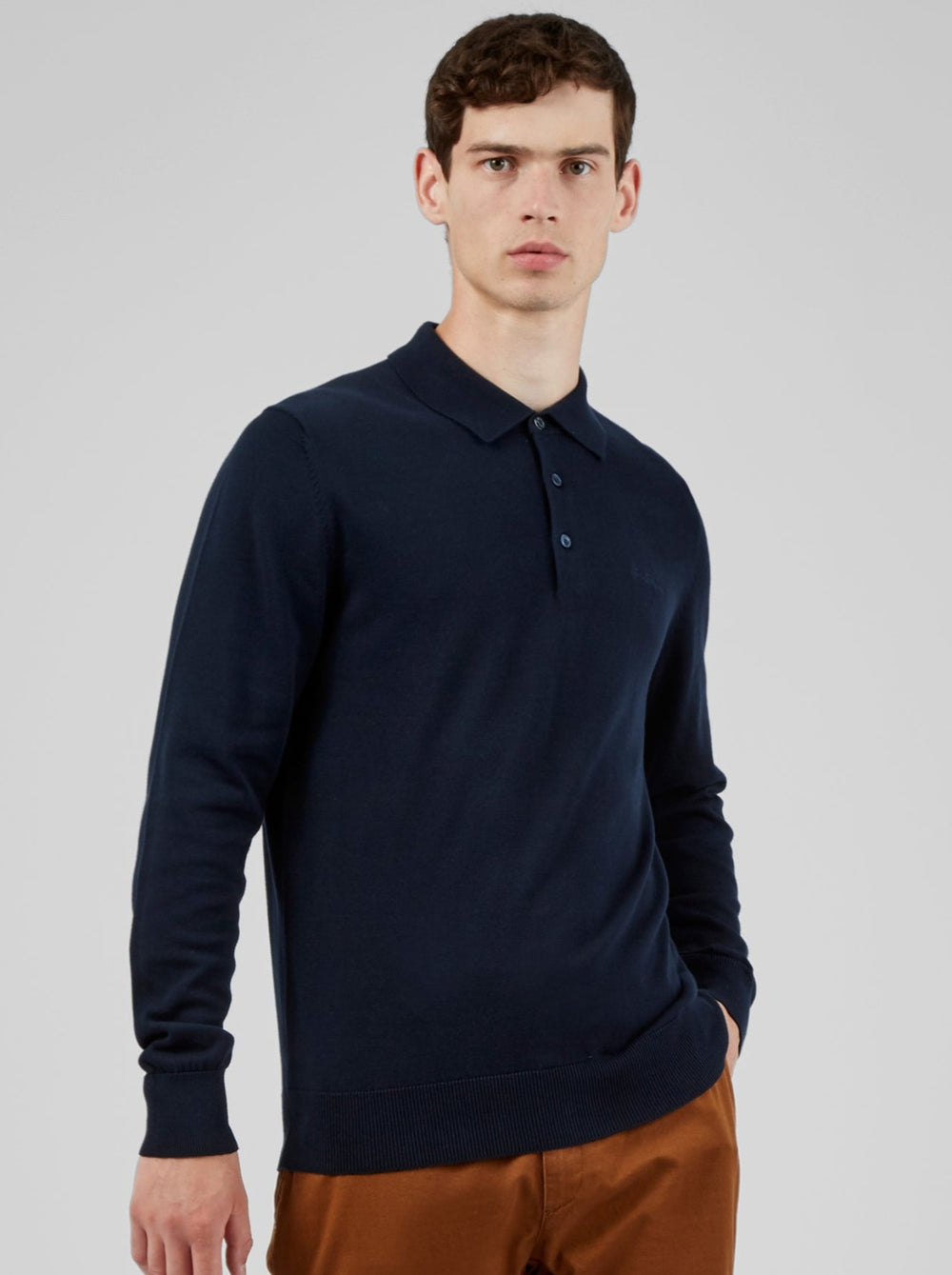 Ben Sherman Signature Long-Sleeve Pullover Mit Rollkragen Navy | 58734TKOE